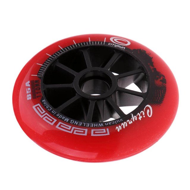 fastboy Speed Skating Wheels Outdoor Indoor Inline Skate Wheels Tool 110mm Red
