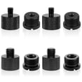 thumbnail image 1 of 8Pcs Mic Stand Adapter Aluminum Microphone Thread Adapter Kit with 3/8 Female to 5/8 Male 3/8 Male to 5/8 Female 5/8 Female to 1/4 Male 5/8 Male to 1/4 Female Screw Adapter, 1 of 10