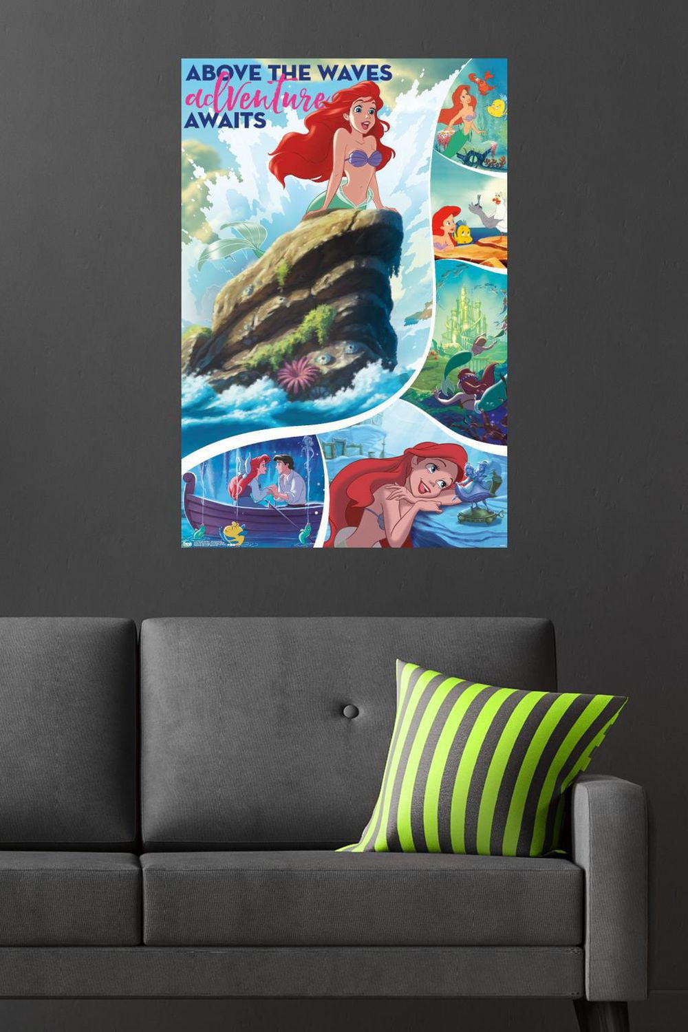 Disney The Little Mermaid - 30th Anniversary Wall Poster, 22.375" x 34"