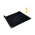 thumbnail image 4 of koolsoo Aquarium Background Static Cling Black Aquarium Poster Background Decorative width 30cm, 4 of 10