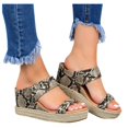 thumbnail image 3 of Sandale Décontractée pour Femmes à Bout Ouvert, Espadrilles à Plateforme Compensée avec Bride Élastique, 3 of 7