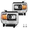 thumbnail image 2 of For 2014-2015 GMC Sierra 1500/15-19 2500 3500 Projector Headlight Assembly, 2 of 3