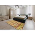 thumbnail image 4 of Ahgly Company Tapis d'Intérieur Rectangulaire Abstrait Rouge Tapis de Zone Abstrait, 2 Pieds x 4 Pieds, 4 of 6
