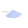 thumbnail image 3 of EGNMCR Bathroom Rugs, Rugs for Living Room Fan Shaped Bath Mat Non Slip Shower Floor Pad With Massage Texture Spanking Dry Waterproof For Bathroom Tub Security Plastics bathroom anti slip mats, 3 of 6