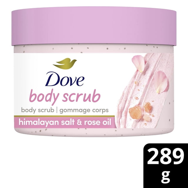 Dove Himalayan Salt & Rose Oil Body Scrub