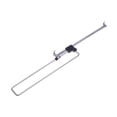 thumbnail image 4 of Tringle de Garde-Robe Rétractable en Acier Inoxydable Porte-Vêtements Porte-Serviettes Tringle de Placard (Type Simplifié, Argent, 250mm), 4 of 6