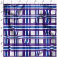 thumbnail image 3 of Soimoi Blue Rayon Fabric Gingham Check Print Fabric by Yard 42 Inch Wide, 3 of 5