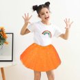 thumbnail image 2 of KIHOUT Clearance Toddler Girls Cute Party Dance Solid Color Net Yarn Sequins Stars Tulle, 2 of 5