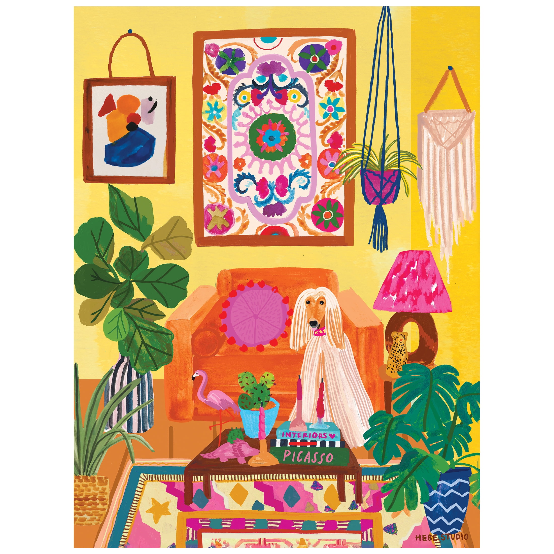 RoseArt - Modern Illustrations 300-Piece - Dogs Life - Adult Interlocking Puzzle