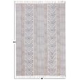 thumbnail image 3 of Casavani Traditional Dining Room Cotton Rug, Brown 2.6x10 ft, 3 of 6