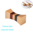 thumbnail image 1 of Oleegame 1PC Spoon And Lid Rest Fine Tableware Rack Modern Chopsticks Chopsticks Simple Holder Kitchen，Dining & Bar Brown, 1 of 8