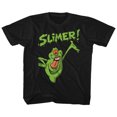 thumbnail image 1 of Real Ghostbusters Slimer! Black Children's T-Shirt, 1 of 2