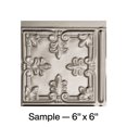thumbnail image 1 of FASÄDE Traditional Style 10 Decorative Vinyl Backsplash Panel in Brushed Nickel (6X6 Inch Sample), 1 of 5