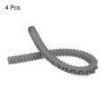 thumbnail image 3 of Uxcell 35.5cm Silicone Oven Rack Shields Rack Guard Heat Resistant Edge Liner Cover,  Grey 4Pack, 3 of 5