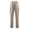 thumbnail image 4 of VEKDONE Womens Cotton Linen Long Pants Khaki M, 4 of 4