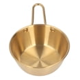 thumbnail image 4 of Bol à Ramen, Bol en Acier Inoxydable Design Simple Anti-Brûlure avec Poignée pour Camping Randonnée, 4 of 7