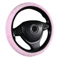 thumbnail image 1 of Lksixu Car Accessories Elastic Stretch Steering Wheel Cover with Soft Warm Non-Slip Car Decoration Car Wheel Protector Universal Fits 14-15 Inches Universal Car Interior Accessory, 1 of 9