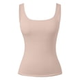 thumbnail image 3 of Women's Sleeveless Layering Tank Top for Everyday Wear Casual Summer Basic Stretch Fit Inner Layering, 3 of 5