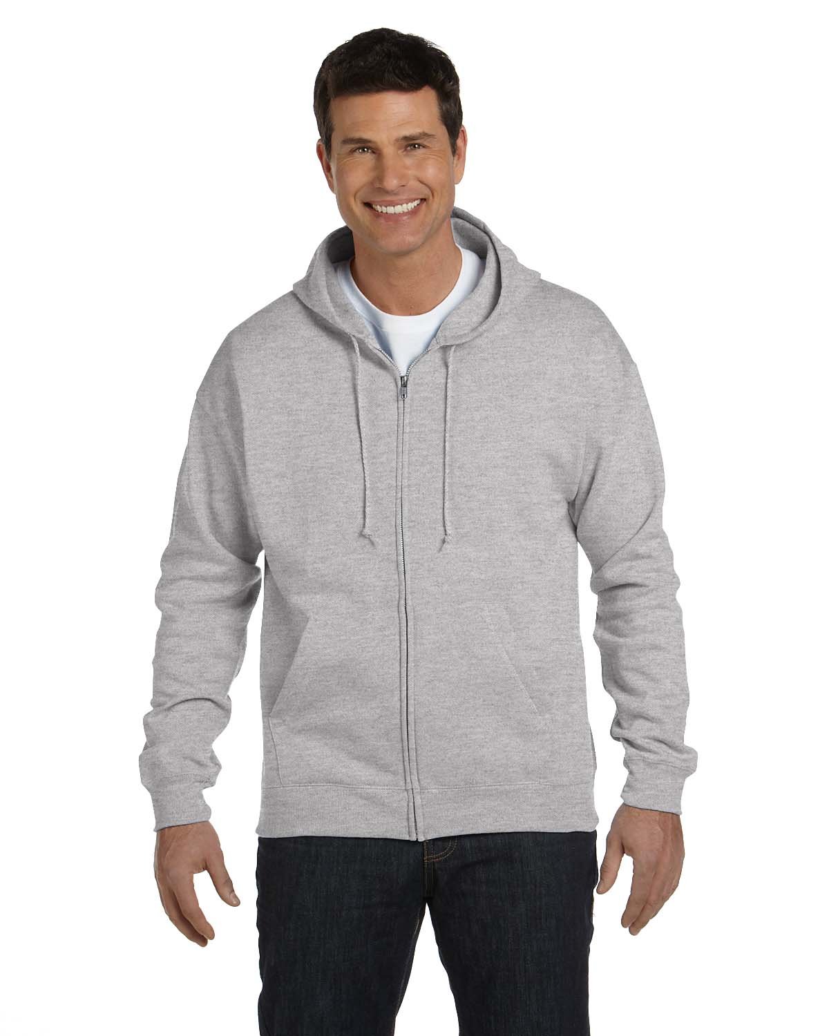 Hanes 7.8 oz. ComfortBlend EcoSmart 50/50 Capuche à Fermeture Éclair Complète