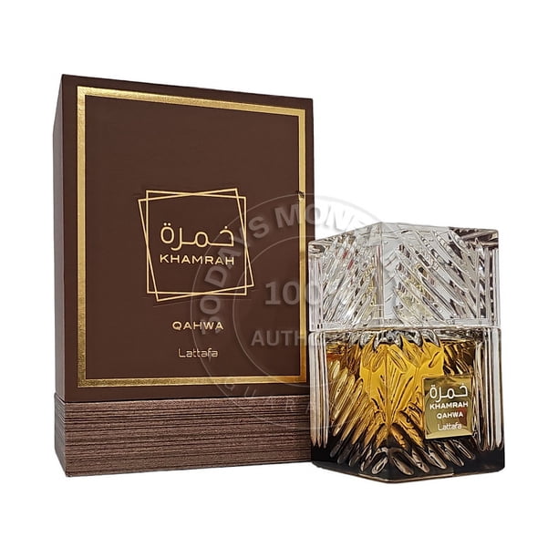 Lattafa Khamrah Qahwa For Unisex Eau De Parfum Spray, 3.4 Ounce