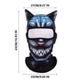 thumbnail image 3 of Summer Savings Clearance! Summer Sunscreen Outdoor Face Mask Pattern Face Gini Headmask, 3 of 5