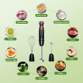 thumbnail image 4 of VAVSEA Hand Blender, 1100W 5-in-1 Multi-function Immersion Blender, Powerful Battery Frother & Foam Maker -  Operated Frother For Coffee，w/ 600ml Chopping Bowl, Egg Whisk, 4 of 9