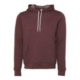 thumbnail image 1 of BELLA+CANVAS 3719 Chandail à Capuchon Unisexe en Molleton Poly-Coton, S, Marron Chiné, 1 of 3