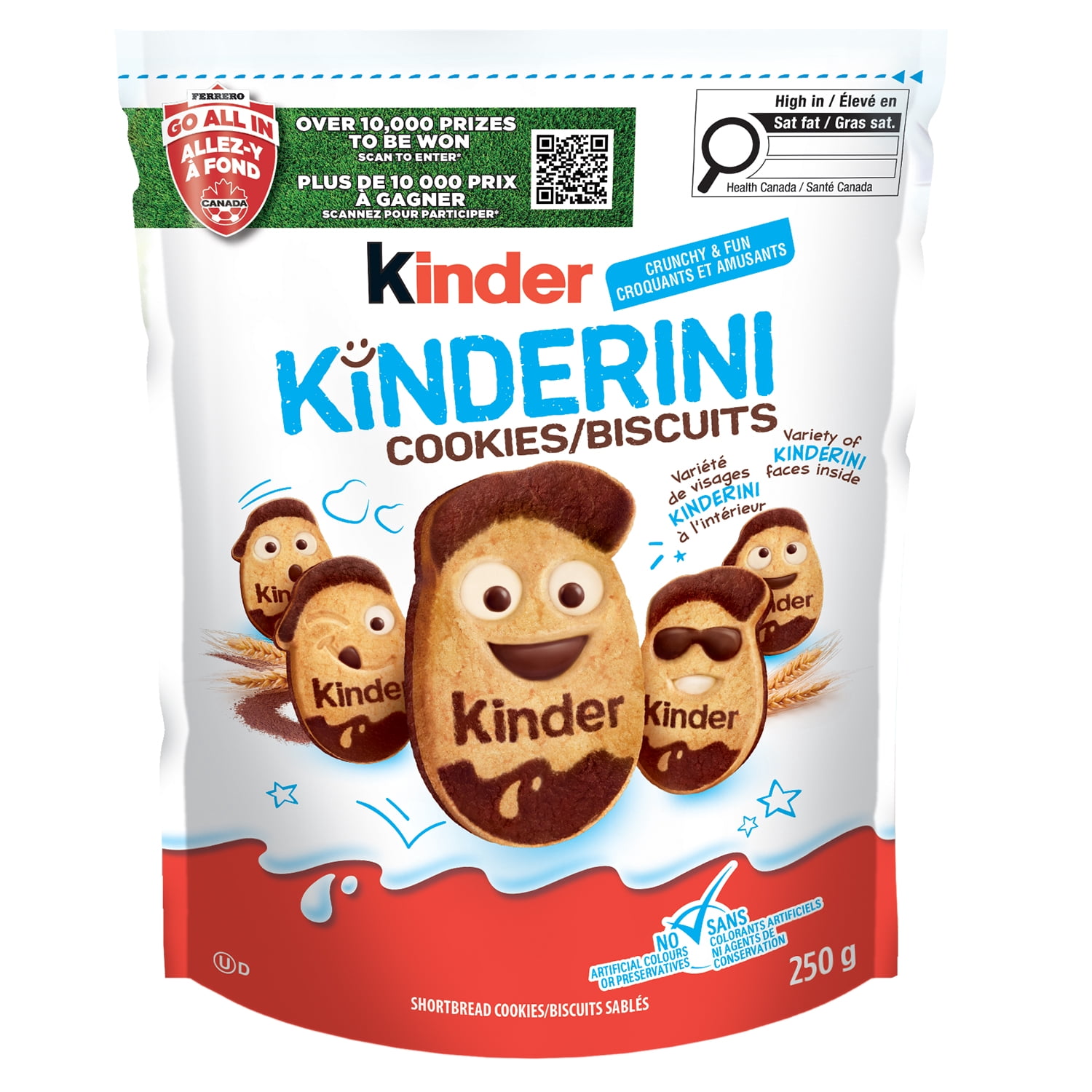 KINDER KINDERINI Shortbread Cookies, 250g