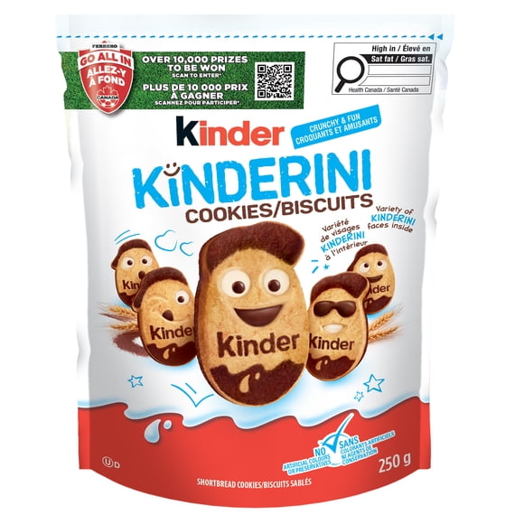 KINDER KINDERINI Biscuits Sablés, 250g