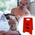 thumbnail image 1 of AKEGAMN Clearance! Caution Cat Vomit Sign Humorous Double Printed Desk Warning Sign Humorous Double Printed Desk Warning Sign Funny For Cat Lovers(Red Or Yellow) Caution Cat Vomit Sign Humorous Doub, 1 of 8