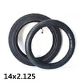 thumbnail image 4 of 14x2.125\" Bike Straight/Bent Type Valve Tyres Bicycle Rubber Inner Tube + Tire Bent Valve Inner Tube, 4 of 5