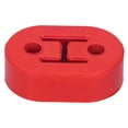 thumbnail image 1 of Muffler Hanger Exhaust Rubber Hanger Rubber Mount Brackets Exhaust Pipe Brackets 2-Hole Muffler Hanger Polyurethane Shakeproof Universal Automobile Exhaust Pipe Fittings, 1 of 8