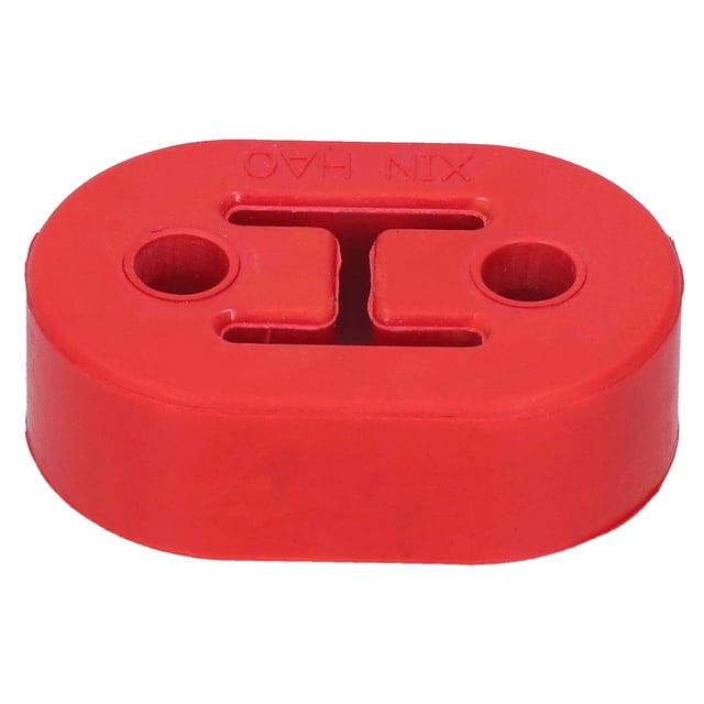 Muffler Hanger Exhaust Rubber Hanger Rubber Mount Brackets Exhaust Pipe Brackets 2-Hole Muffler Hanger Polyurethane Shakeproof Universal Automobile Exhaust Pipe Fittings