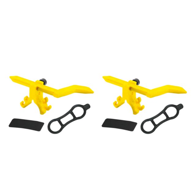 Youkk Easy-to Portable Bike Wheel Truing Stand Practical And Durable Convenient And Practical ABS Durable And Practical Yellow 2Set