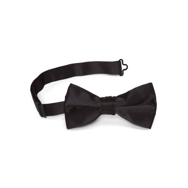 Gravity Threads Nœud Papillon de Mode Classique Pré-Noué Ajustable, Noir
