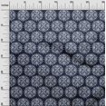 thumbnail image 2 of oneOone Silk Tabby Fabric Floral Block Print Fabric BTY 42 Inch Wide, 2 of 4