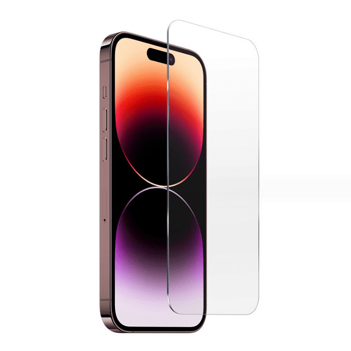 PST [2 Packs] iPhone 15 Pro Plus Screen Protector, Premium Tempered Glass Screen Protector with Case Friendly & Bubble Free