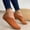 Brown, variant on Bmisegm Women's Pointed Toe Suede Flock Casual Summer Flats Buckle Strap Loafers ShoesCasual Shoes for Women Black 37