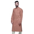 thumbnail image 4 of Atasi Kurta Imprimé pour Hommes Col Mandarin Popeline de Coton Kurta Chemise Décontractée, 4 of 7