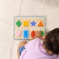 thumbnail image 2 of Melissa & Doug Shapes Wooden Chunky Puzzle (8 pcs) - FSC Certified, 2 of 4