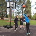 thumbnail image 2 of Costway Support de Panier de Basketball Portable à Hauteur Réglable avec Roues Arrière Incassables, 2 of 10