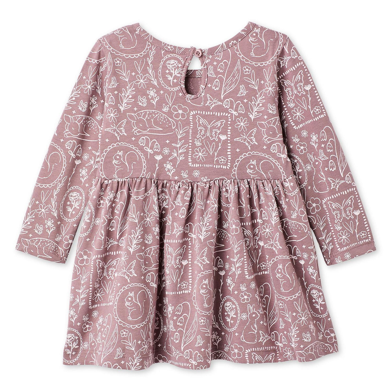 Robe à manches longues George pour bébés filles