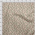 thumbnail image 4 of oneOone Cotton Poplin Light Yellow Fabric Floral Retro Craft Projects Decor Fabric Printed By The Yard 56 Inch Wide, 4 of 5