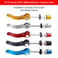 thumbnail image 4 of Langgg Bicycles Fast Release Lever Aluminium Alloy Seat Tube Clamp Portable Outdoor Sports Road Cycling Clip Replacement Repairing Silver, 4 of 8