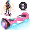 thumbnail image 1 of Gyrocopters Prime All New 2026 Hoverboard | Speed up to 15km/h | 6.5” wheels | 165 lbs weight capacity | UL2272 certified with Wireless Music Speaker offering a range up to 8 km (PINK), 1 of 9
