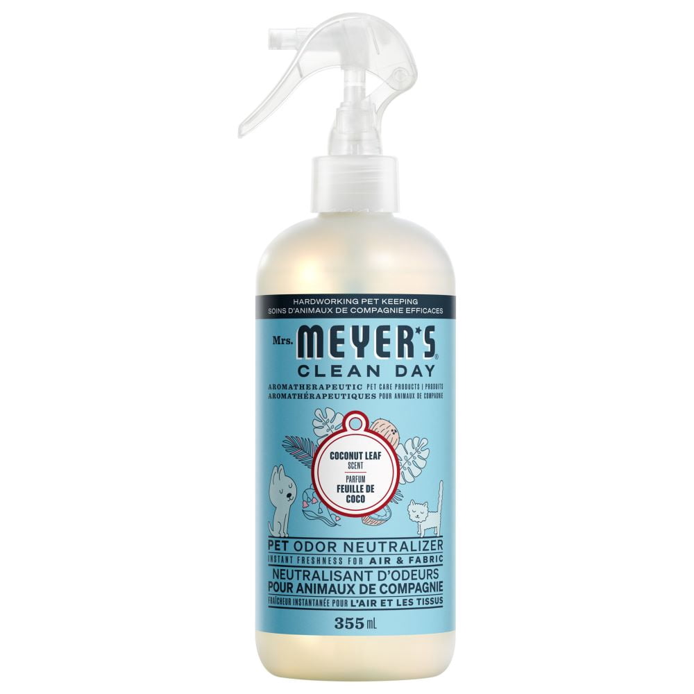 Mrs. Meyer's Clean Day Neutralisant d'Odeurs pour Animaux de Compagnie, Parfum Feuille de Coco, 355mL