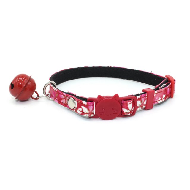 DAMAIE Cat Collars Breakaway with Bell - Outdoor Safety Collar for Cats Kittens