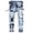 Light Blue, variant on DDAPJ pyju Men's Slim Fit Biker Jeans 2024 Fashion Ripped Distressed Denim Pants Vintage Destroyed Skinny Jean Pants Straight Leg Moto Jeans Hip Hop Trousers Streetwear Blue M