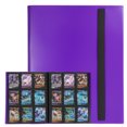thumbnail image 1 of Uxcell 9 Pocket Trading Card Binder, PU Cover Card Collection Binder 360 Side Loading Card Binder Card Album Folder for TCG, Game Cards, Sports Cards(Purple), 1 of 7