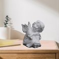 thumbnail image 1 of Baohd Figurine d'Ange Fille en Résine Gracieuse Statue Décorative Accent de Bureau Réflexion Droite 1Ensemble, 1 of 6